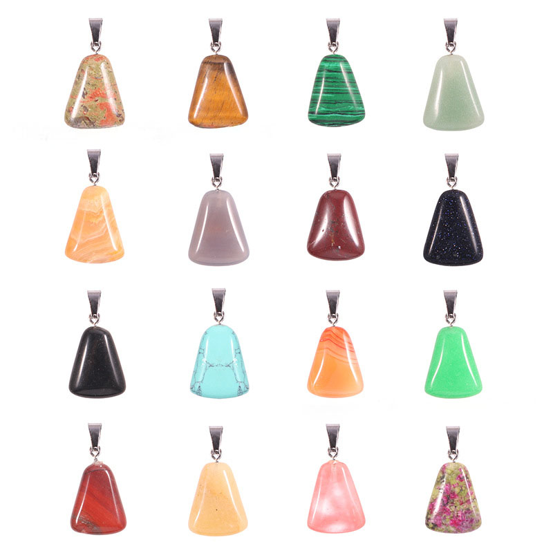 20 ชิ้น/ถุงแกะสลักคริสตัลสีขาว - Crystal Pendant Necklace Natural Stone บทวิจารณ์และราคา