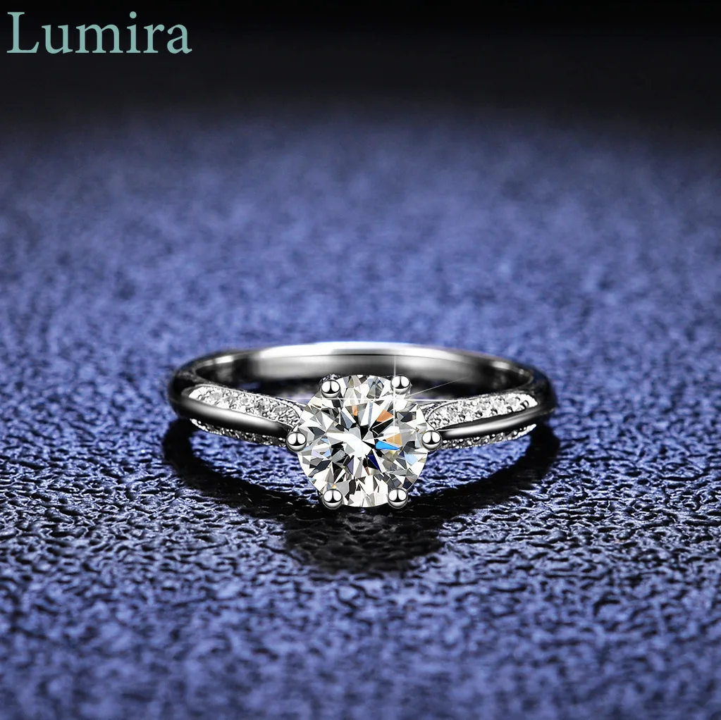 แหวนหมั้น Lumira 1 กะรัต มอสซา - Moissanite Engagement Ring 1 Carat บทวิจารณ์และราคา