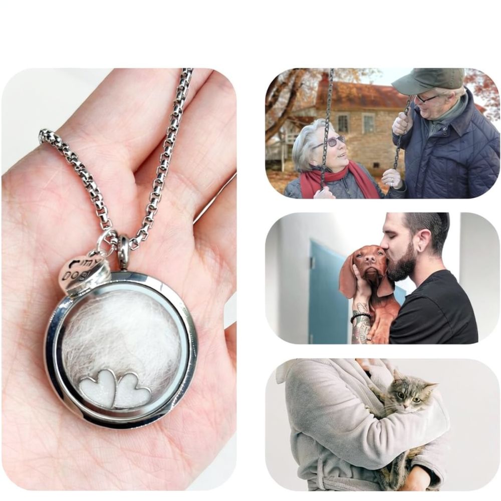 สร้อยคอรูปหัวใจสแตนเลสสตีล สำห - Heart Locket Necklace Photo บทวิจารณ์และราคา