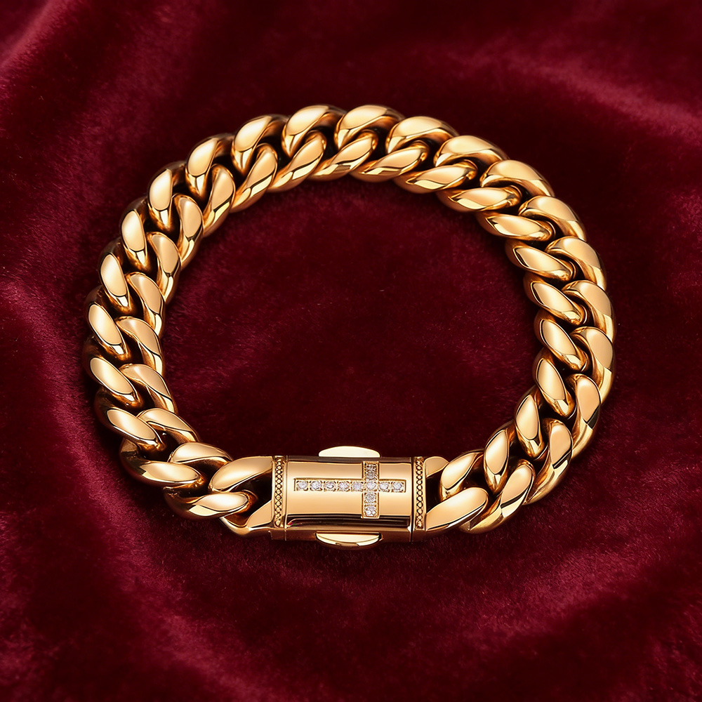 ESKEEM ขายส่ง สร้อยคิวบาลิงค์ข - Cuban Link Chain 12Mm บทวิจารณ์และราคา