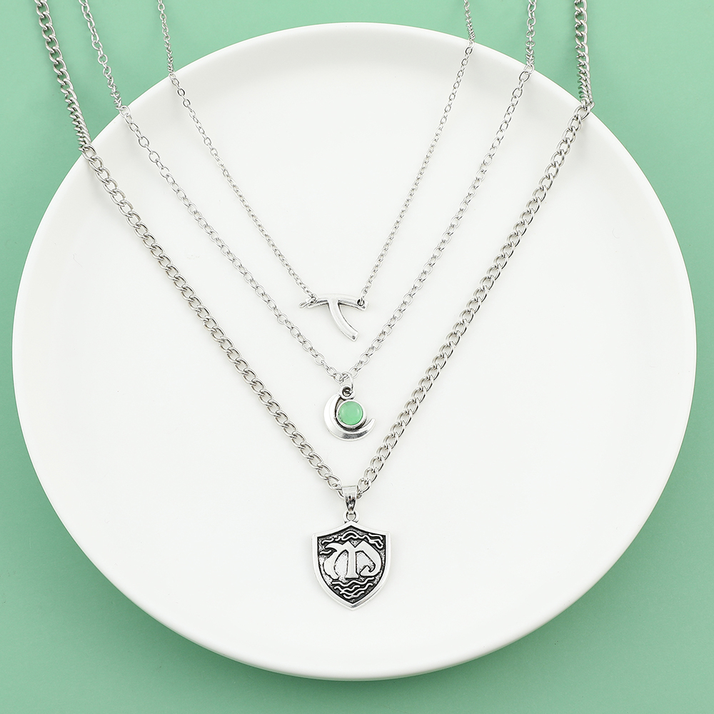 สร้อยคอแบบสั้นหลายชั้น ลายการ์ - Anime Pendant Necklace บทวิจารณ์และราคา