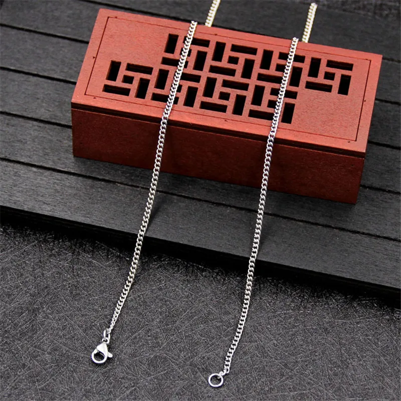 ขายส่ง 925 เงินสเตอร์ลิง 2 มม. - 925 Sterling Silver Chain Necklace Men บทวิจารณ์และราคา
